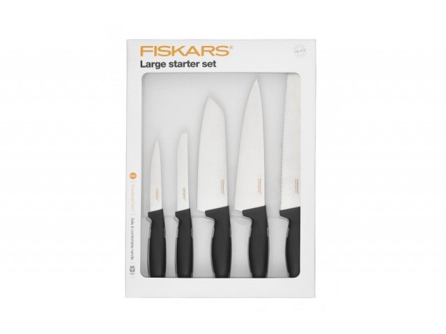 FISKARS 1014201 - Комплект кухненски ножове "Functional Form", Starter Set, 5 броя в картонена опаковка