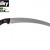 SILKY KSI327039 - Фиксиран извит трион "Zübat 390" + кания, Дължина на острието: 39 cm, Зъби: 7.5 зъба на 30 mm