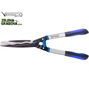 VESCO S2/55 - Ножица за изрязване и оформяне на храсти и жив плет, С вълно-образни остриета от горещо кована стомана, Подменящи се части, Диаметър на рязане: до 20 mm, Тегло: 990 гр., Дължина: 550 mm VESCO S2/55 - Ножица за изрязване и оформяне на храсти и жив плет, С вълно-образни остриета от горещо кована стомана, Подменящи се части, Диаметър на рязане: до 20 mm, Тегло: 990 гр., Дължина: 550 mm