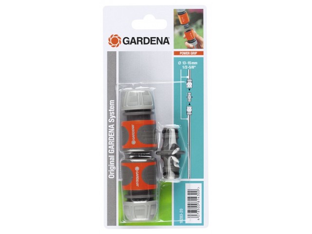 GARDENA 18283-20 Свързващ комплект 13 mm (1/2") и 15 mm (5/8") за маркуч на GARDENA