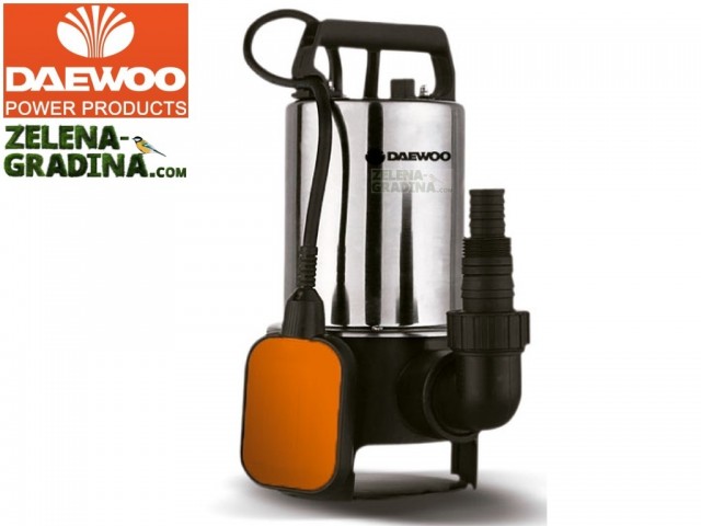 DAEWOO DAEQDP70 - Потопяема помпа за мръсна вода; мощност: 900 W; максимален дебит: 14 000 l/h; макс. воден стълб: 8.5 m