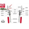 FELCO 200/4 - Резервно подложно острие за FELCO 200А•200C