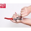 FELCO 904 - Точило с ергономична дръжка от подсилена алуминиева сплав и заточваща повърхност от устойчив на износване материал (волфрамов карбид); отварачка и пластина за прикрепване 