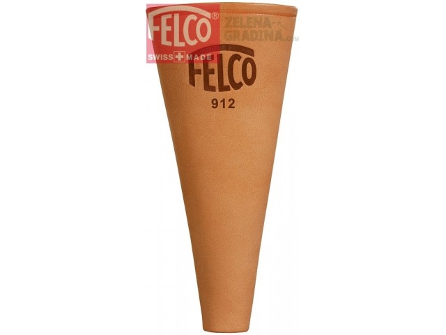 FELCO 912 - Калъф от естествена кожа в конусовидна форма с метална щипка за окачване