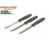 FISKARS 1014279 - Комплект ножове за хранене "Functional Form", 3 броя в блистерна опаковка, Цвят: Черен