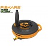 FISKARS 1020436 - Комплект макара + градински маркуч 3/8" + конектори и разпръсквач, Дължина: 15 m