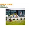 FISKARS 1023643 - Комплект количка + макара (размер M) + градински маркуч 1/2" + конектори и разпръсквач, Дължина: 20 m