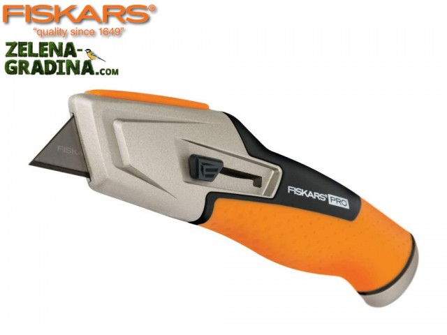 FISKARS 1027223 - Макетен нож с прибиращо се острие "CarbonMax"