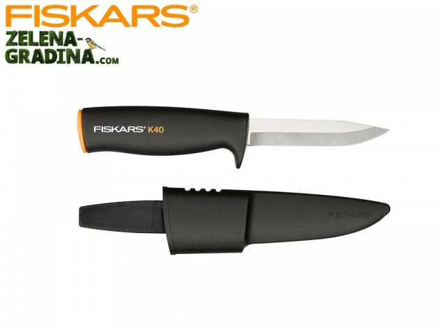 FISKARS 125860 - Универсален НЕПОТЪВАЩ ВЪВ ВОДА нож "K40", подходящ за рибари