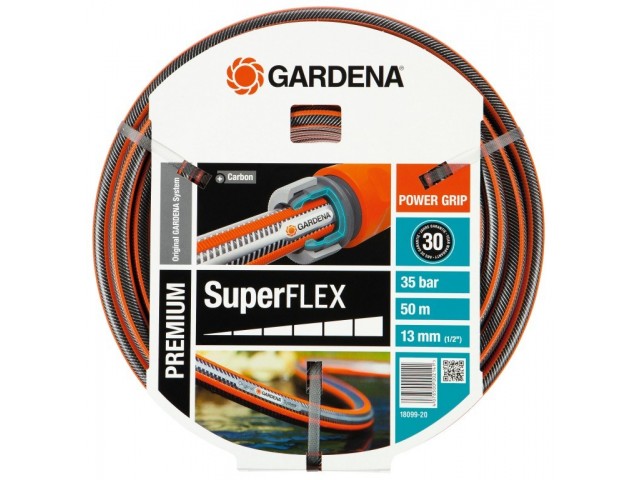 GARDENA 18099-20 Градински маркуч "Premium Super Flex", 1/2" x 50 m на GARDENA-Германия
